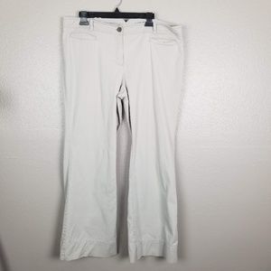 NY & Co Tan Straight Leg High Rise Chino Size 16